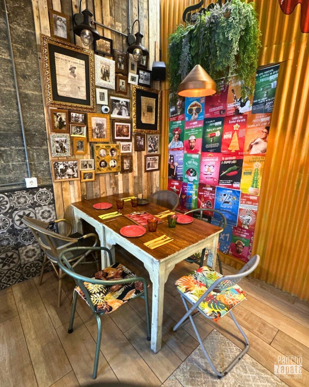 interior restaurante mexicano De Pancho a Zapata, Torrelodones