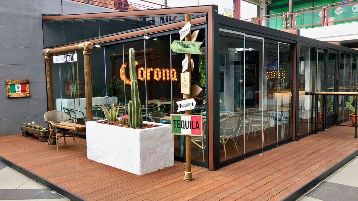 Tacos Baja California y Aguachile de Lubina en De Pancho a Zapata Torrelodones.