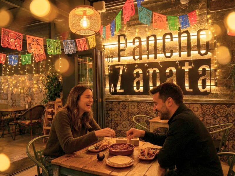 Cena romántica con cochinita pibil en Torrelodones